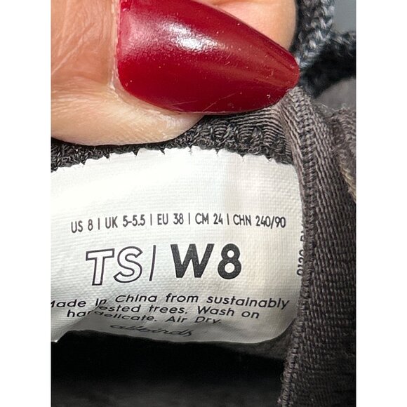 Allbirds Womens Tree Skippers Sneakers Dark Grey Size 8 - Picture 7 of 7